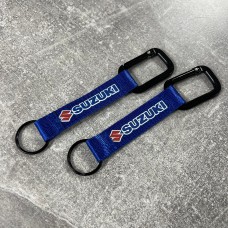 Шнурок для ключей с логотипом Suzuki mod2, синий