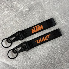Шнурок для ключей с логотипом KTM Duke, чёрный