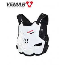 Моточерепаха эндуро панцирь кроссовая защита груди  VEMAR S-189 White