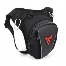 Сумка на бедро Motorbike black (red logo)