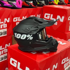 Шлем GLN glb Matt Black ECE-R22.06/DOT