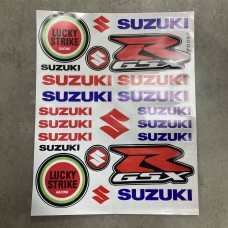 Наклейки набор 23шт "Suzuki R" FG-097 (25х30см)