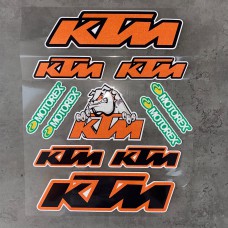 Набор люминесцентных наклеек KTM
