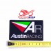 Наклейка на глушитель: Austin Racing 