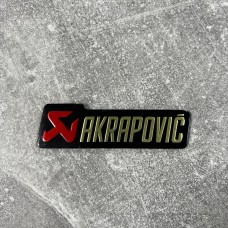 Наклейка на глушитель: Akrapovic 3D  mod1