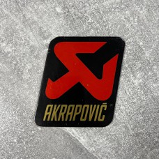 Наклейка на глушитель: Akrapovic 3D  mod2