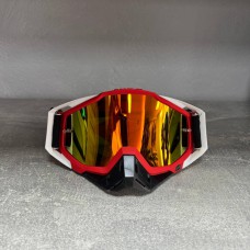 Очки кроссовые/эндуро/ATV 100 % красно/белые
