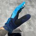 Кроссовые мотоперчатки Fox синие