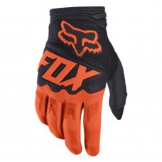 Кроссовые мотоперчатки Fox оранжевые