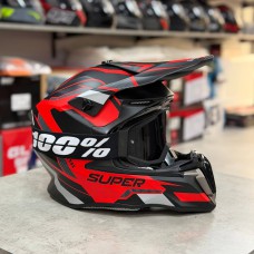 Шлем HD HF-806 black/red Matt (Super)