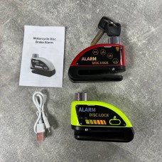 Замок с сигнализацией на диск Motorbike Alarm ON|OFF 