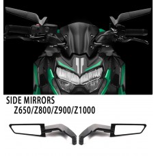 Зеркала поворотные на стрит универсальные Kawasaki-Mirror